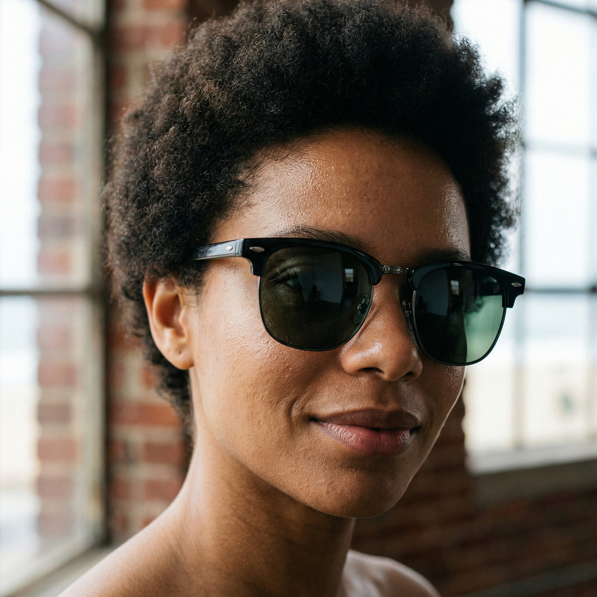 Oculos De Sol Aura Noir E Gold Uv400 Polarizado Unissex