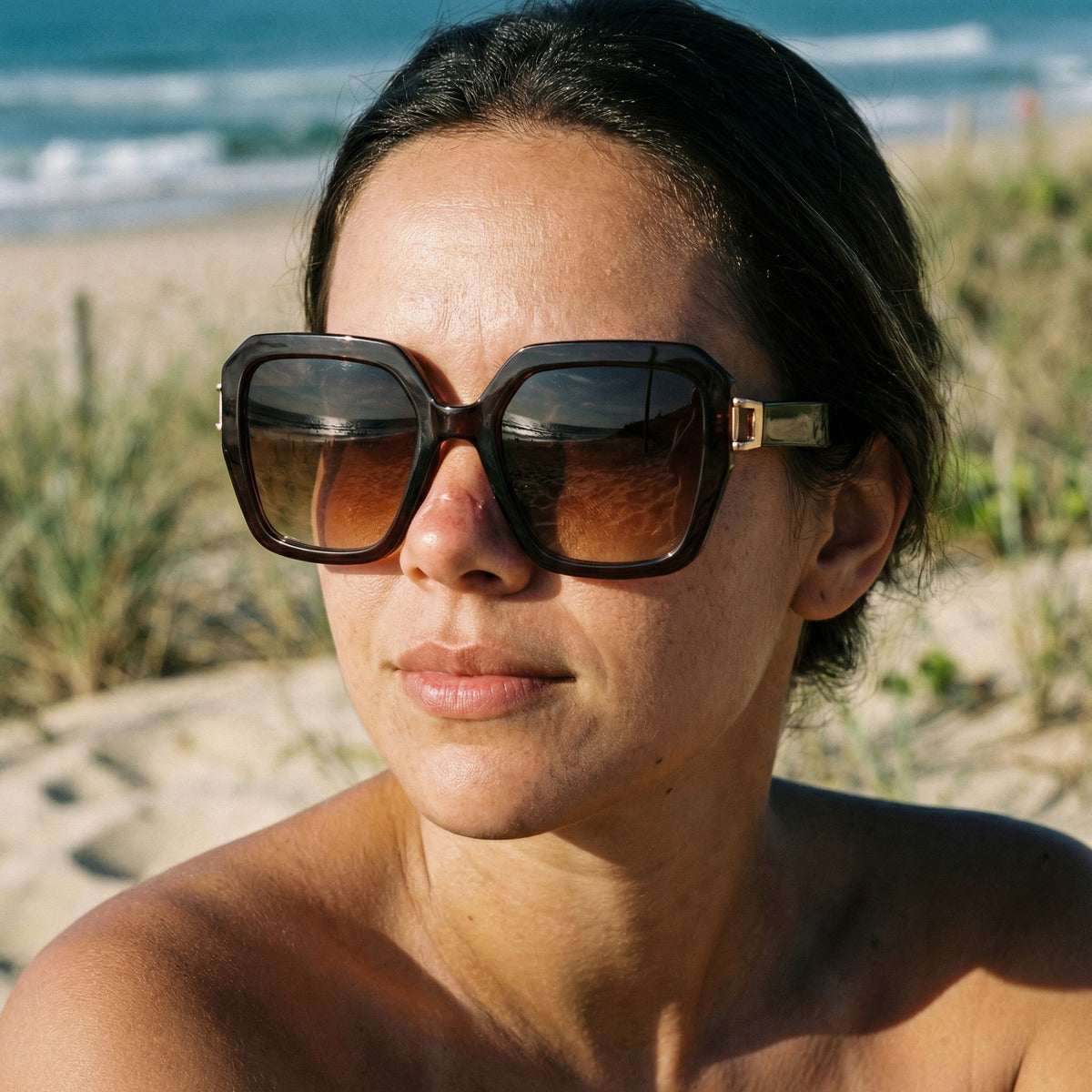 Oculos De Sol Geo Bordo - Geo Violetta Uv400 Polarizado