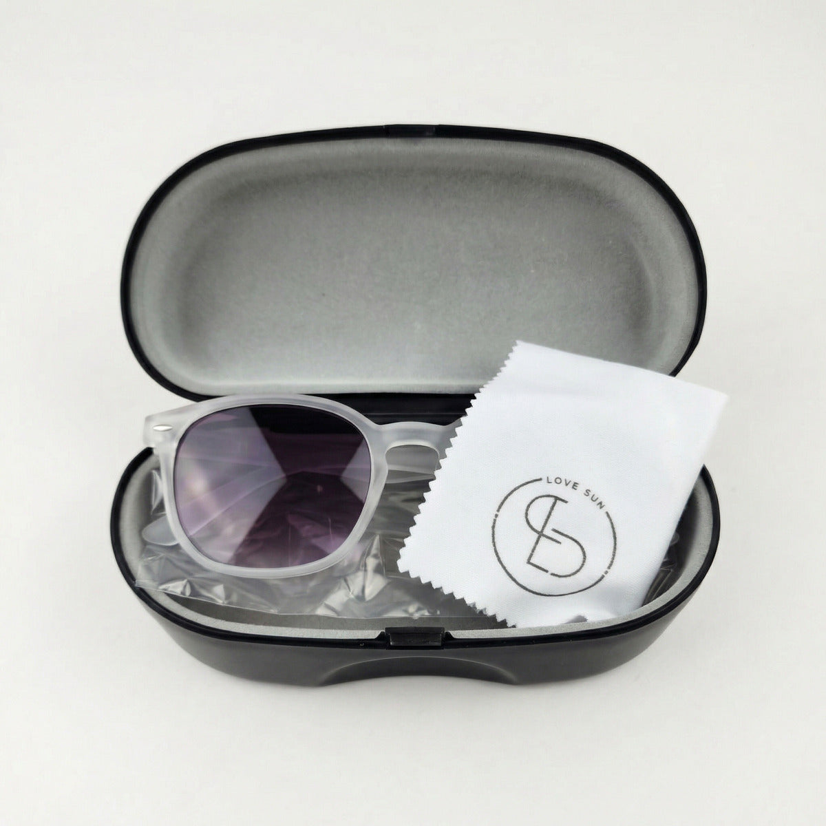 Oculos De Sol Lumina Cristal Lilac Uv400 Polarizado Unissex