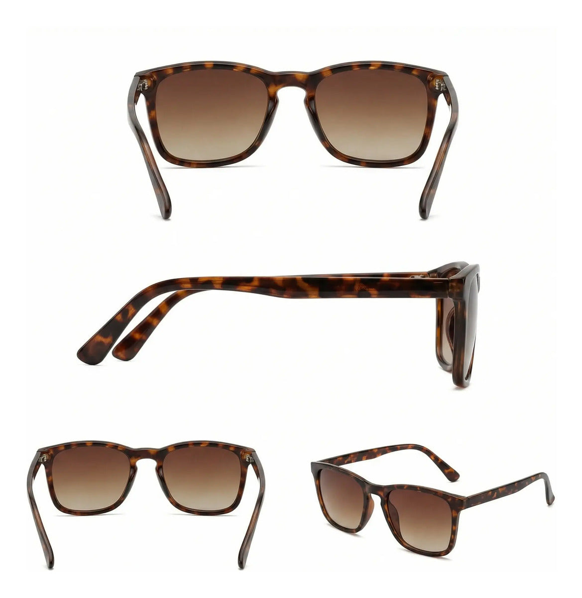 Oculos De Sol Havanna Ambar Tr90 Uv400 Polarizado Unissex