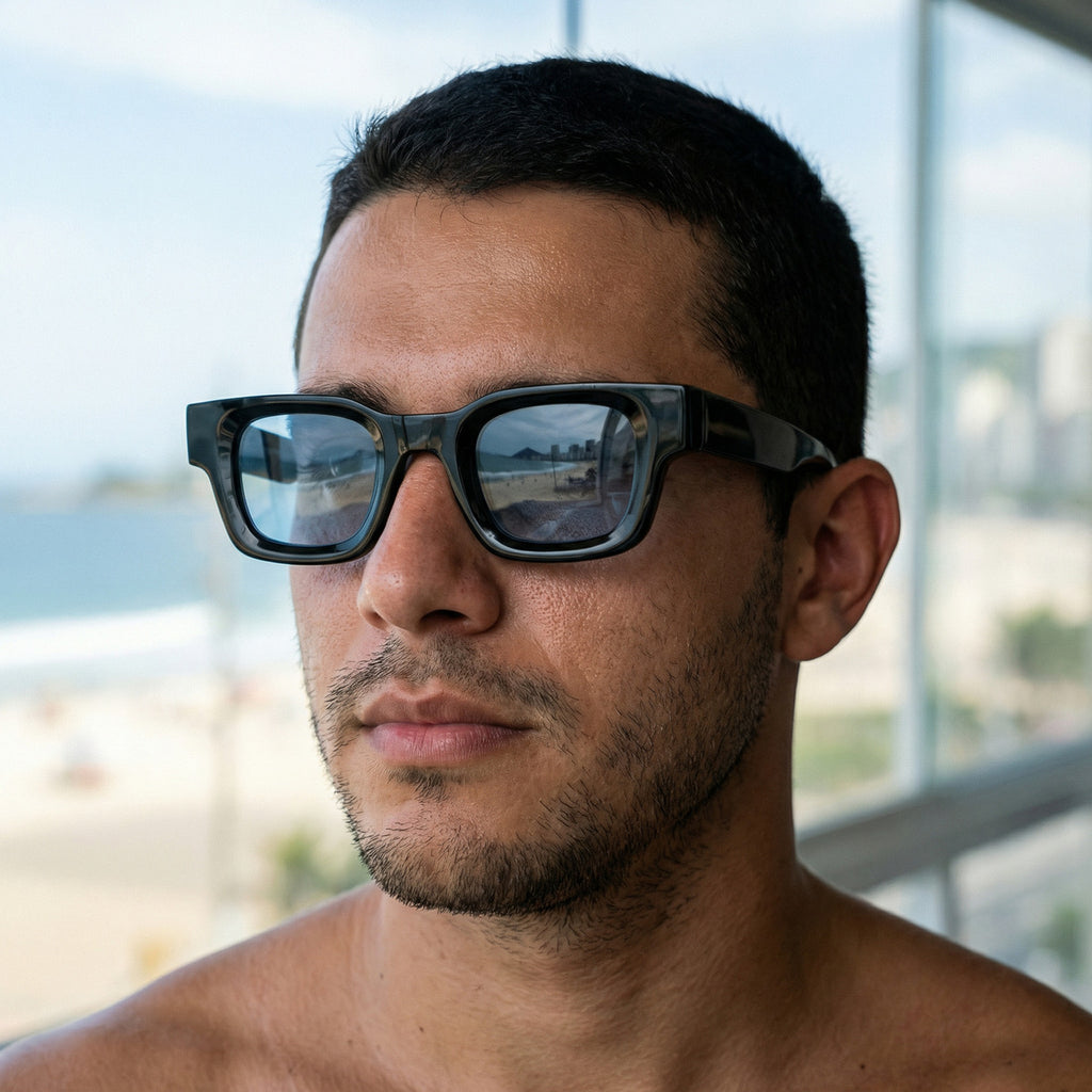 Oculos De Sol Bayran Sunset Sunrise Noir Uv400 Polarizado