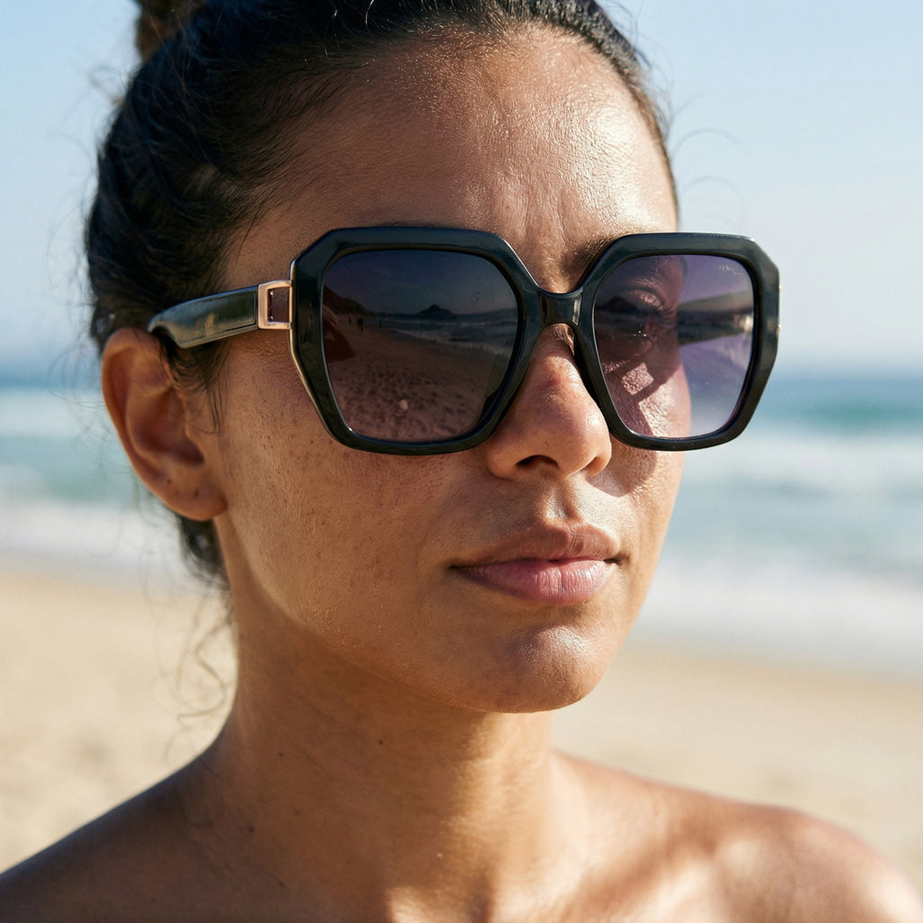 Oculos De Sol Geo Bordo - Geo Violetta Uv400 Polarizado