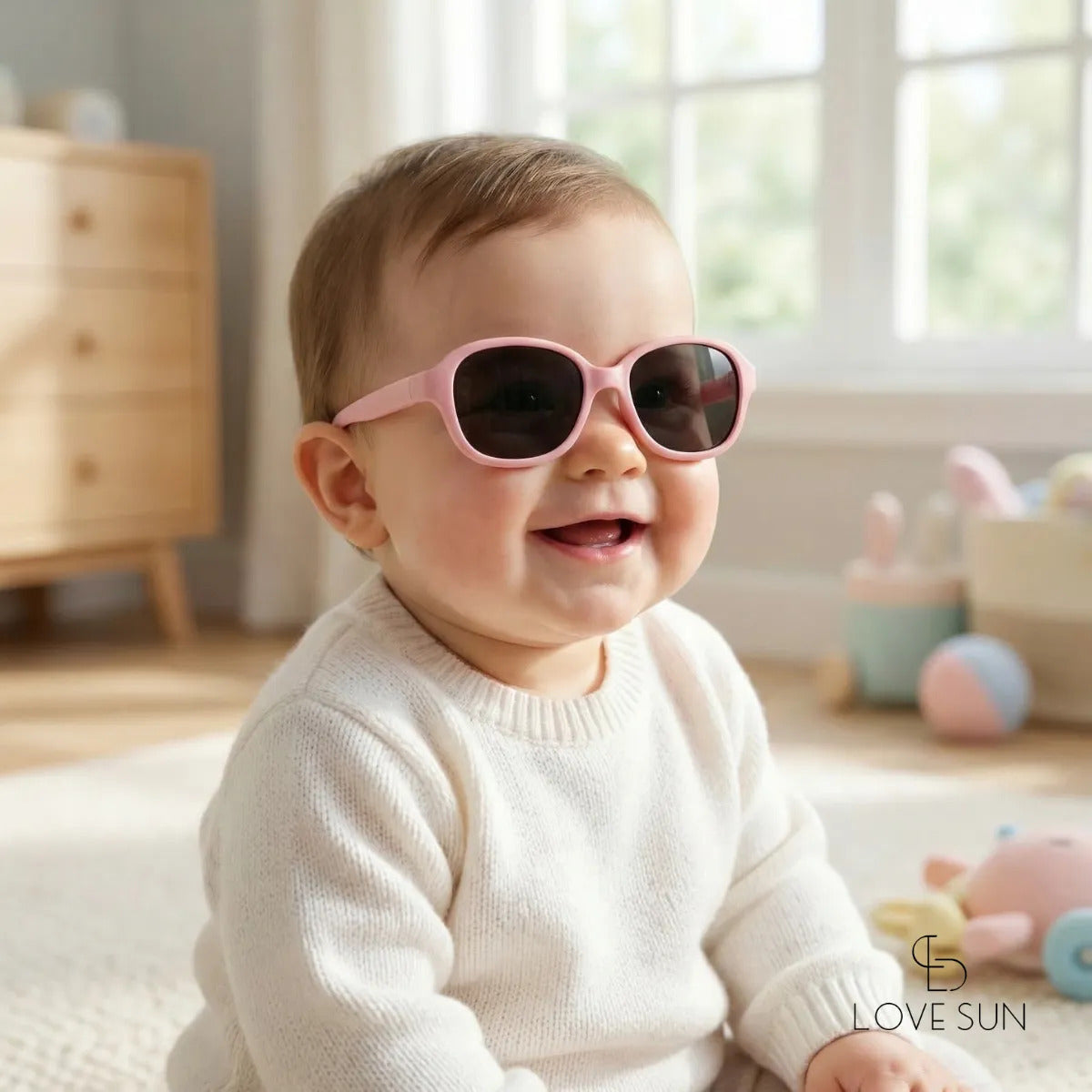 Óculos De Sol Softflex Kids Pinky-rosa Unissex