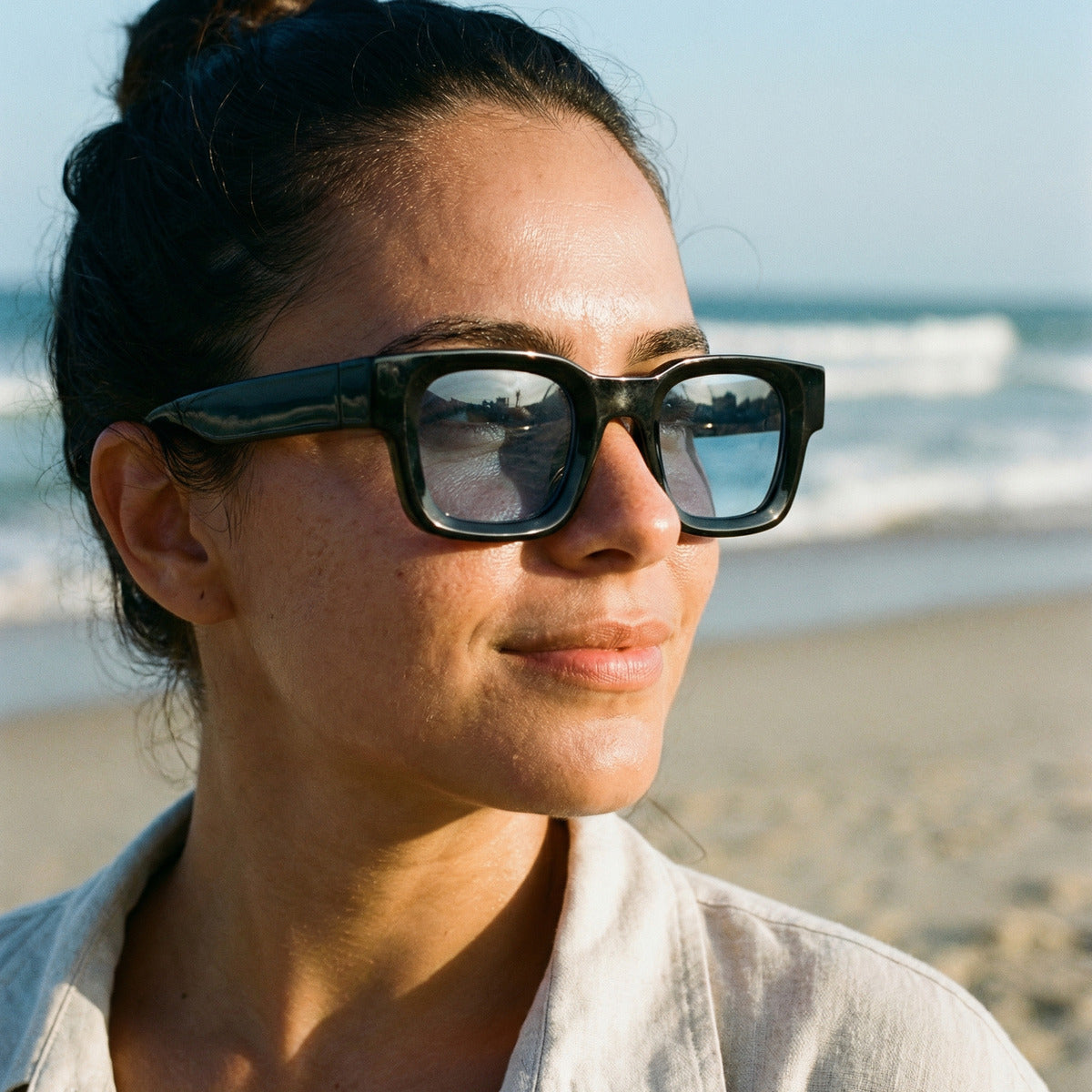 Oculos De Sol Bayran Sunset Sunrise Noir Uv400 Polarizado