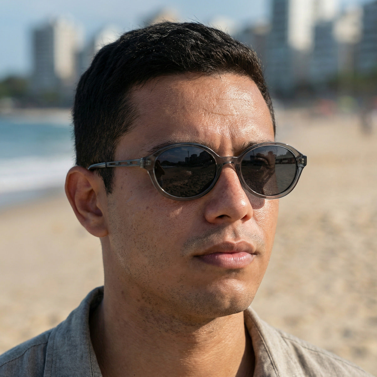 Oculos De Sol Ambar - Sky - Lucid Uv400 Polarizado