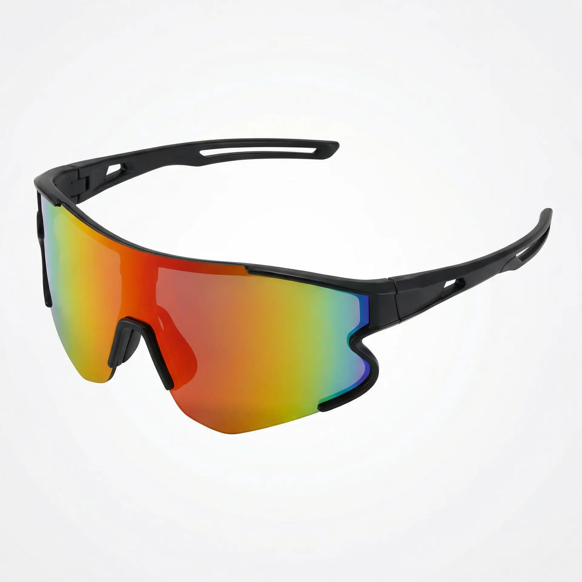 Óculos Ciclismo Esportivo Uv400 Violeta Prata Vermelho