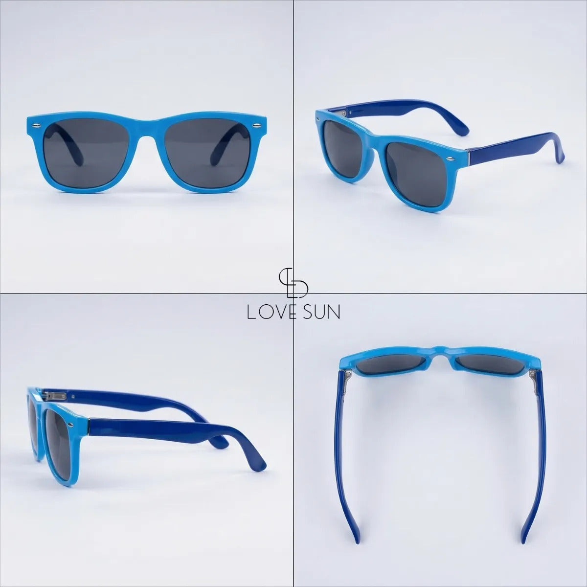 Óculos De Sol Softflex Kids Baby Blue Unissex