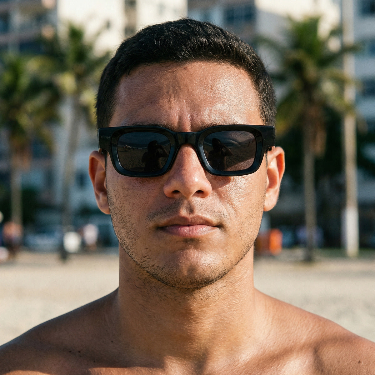 Oculos De Sol Bayran Sunset Sunrise Noir Uv400 Polarizado