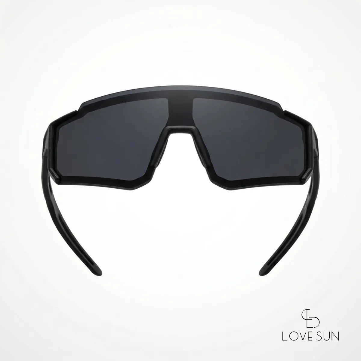 Óculos Ciclismo Esportivo Uv400 Espelhado Preto E Prata