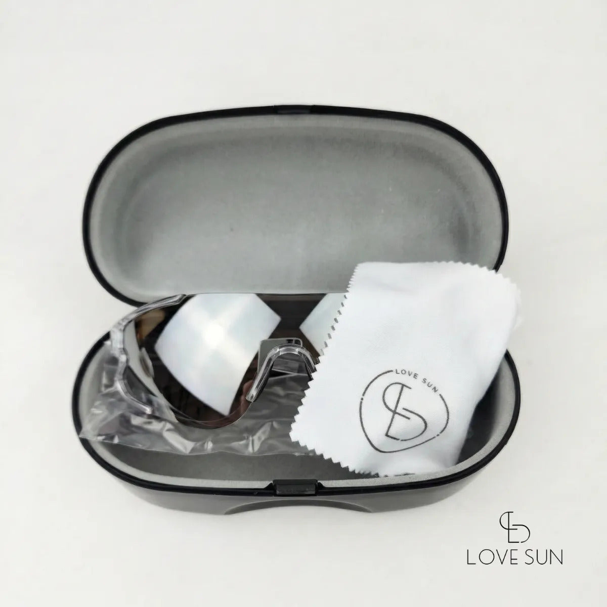 Óculos Ciclismo Esportivo Uv400 Violeta Prata Vermelho