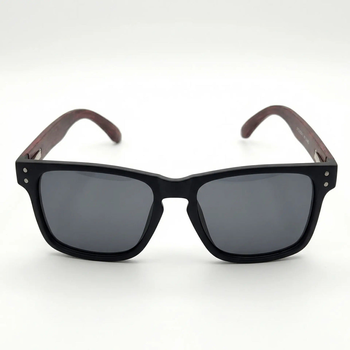 Oculos De Sol Wooden Noir E Bamboo Noir - Reflex Uv400