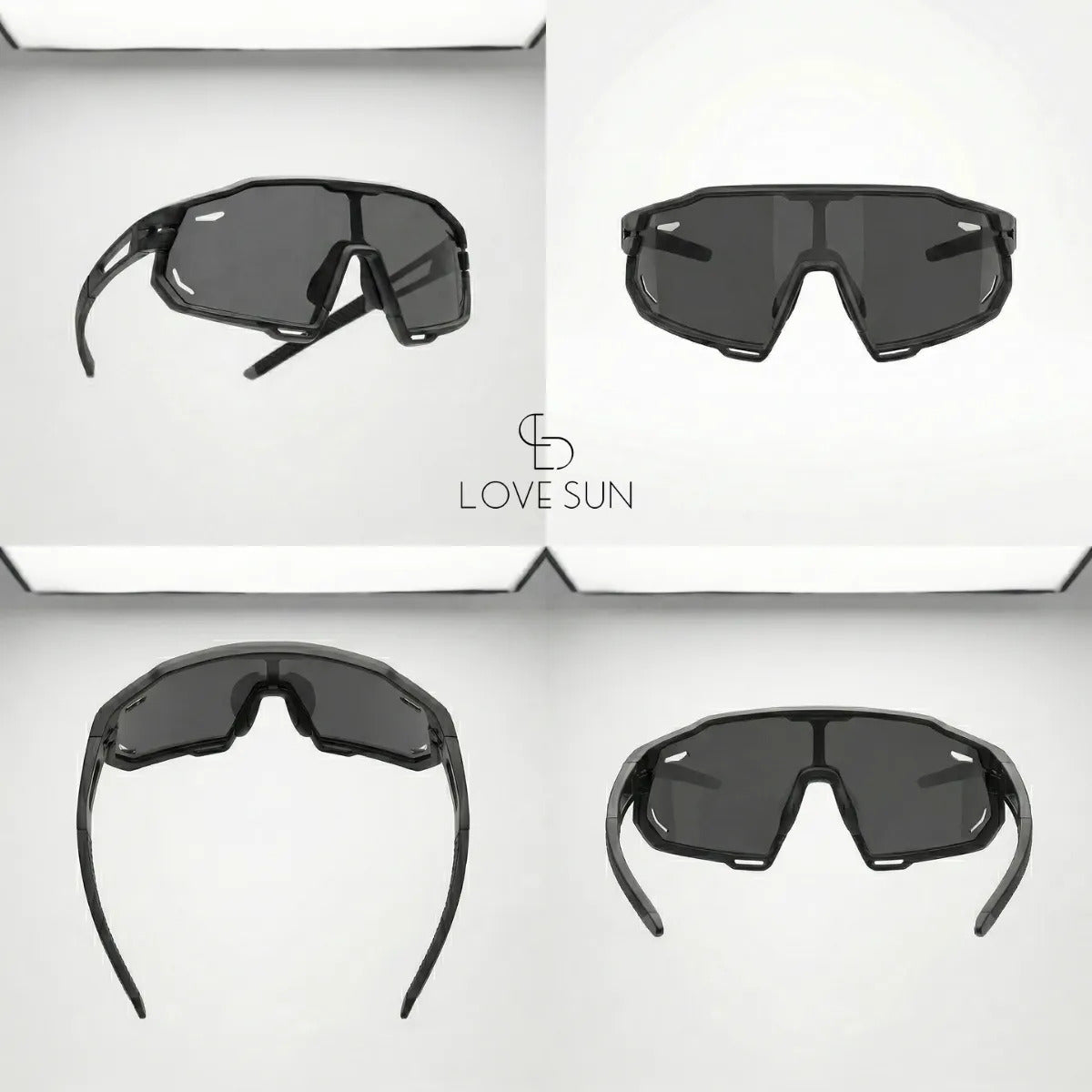 Óculos Ciclismo Esportivo Uv400 Azul Verde Preto Lovesun