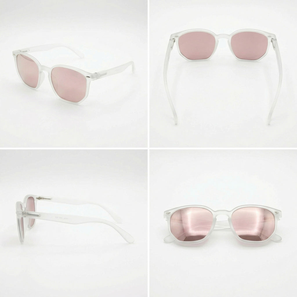 Oculos De Sol Lumina Cristal Lilac Uv400 Polarizado Unissex