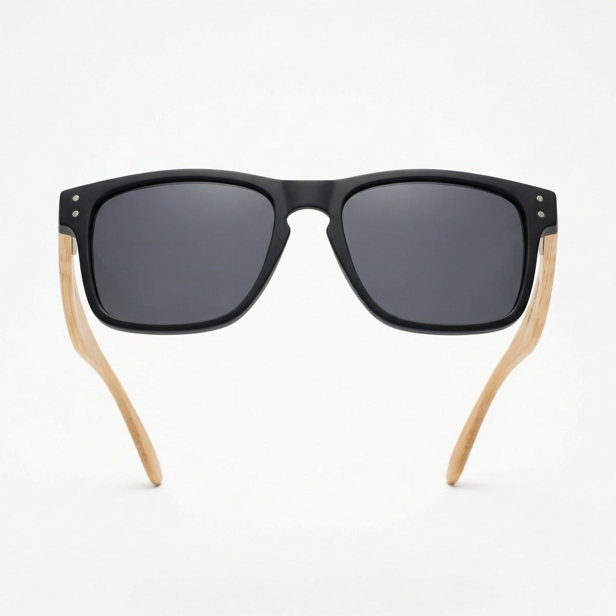 Oculos De Sol Wooden Noir E Bamboo Noir - Reflex Uv400