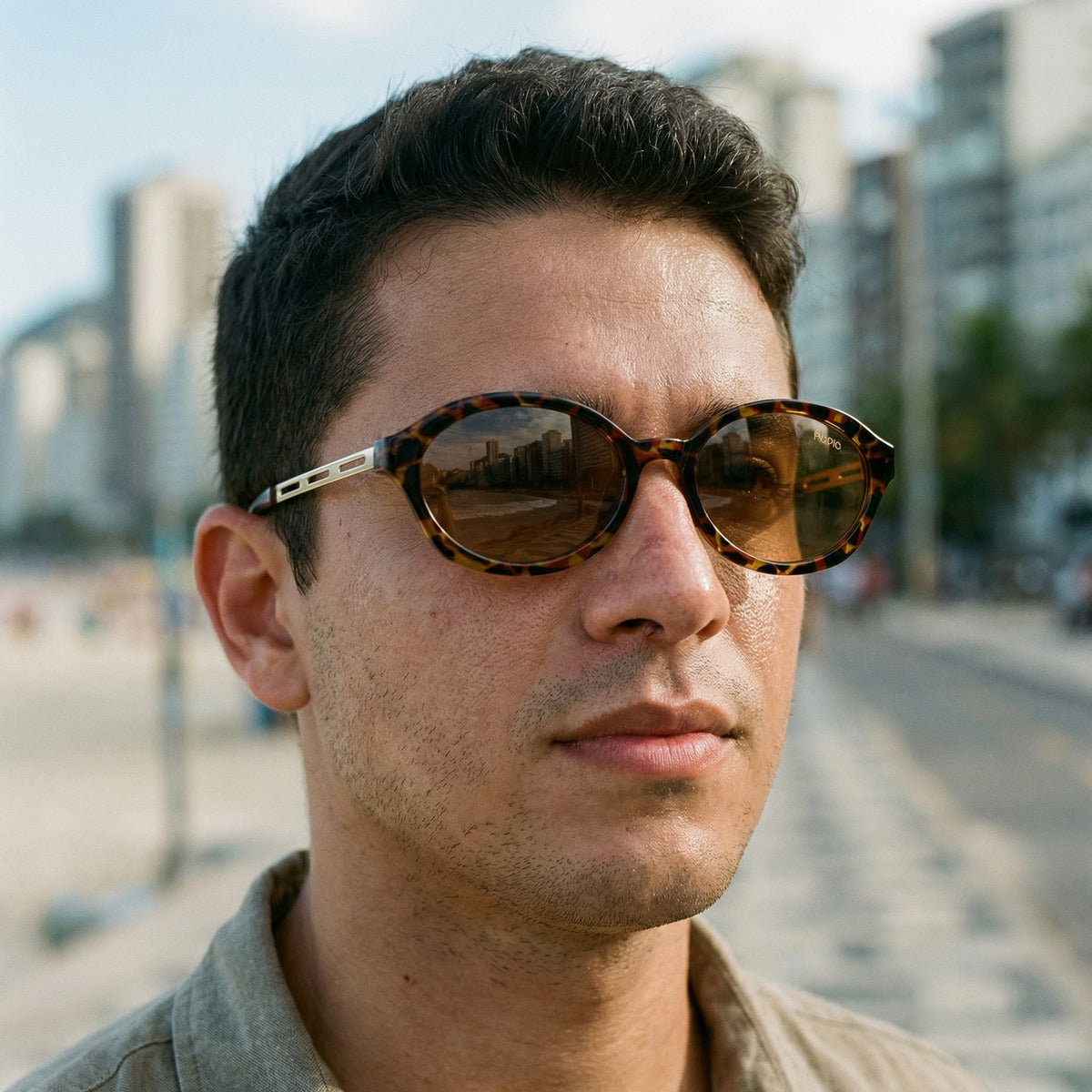 Oculos De Sol Ambar - Sky - Lucid Uv400 Polarizado