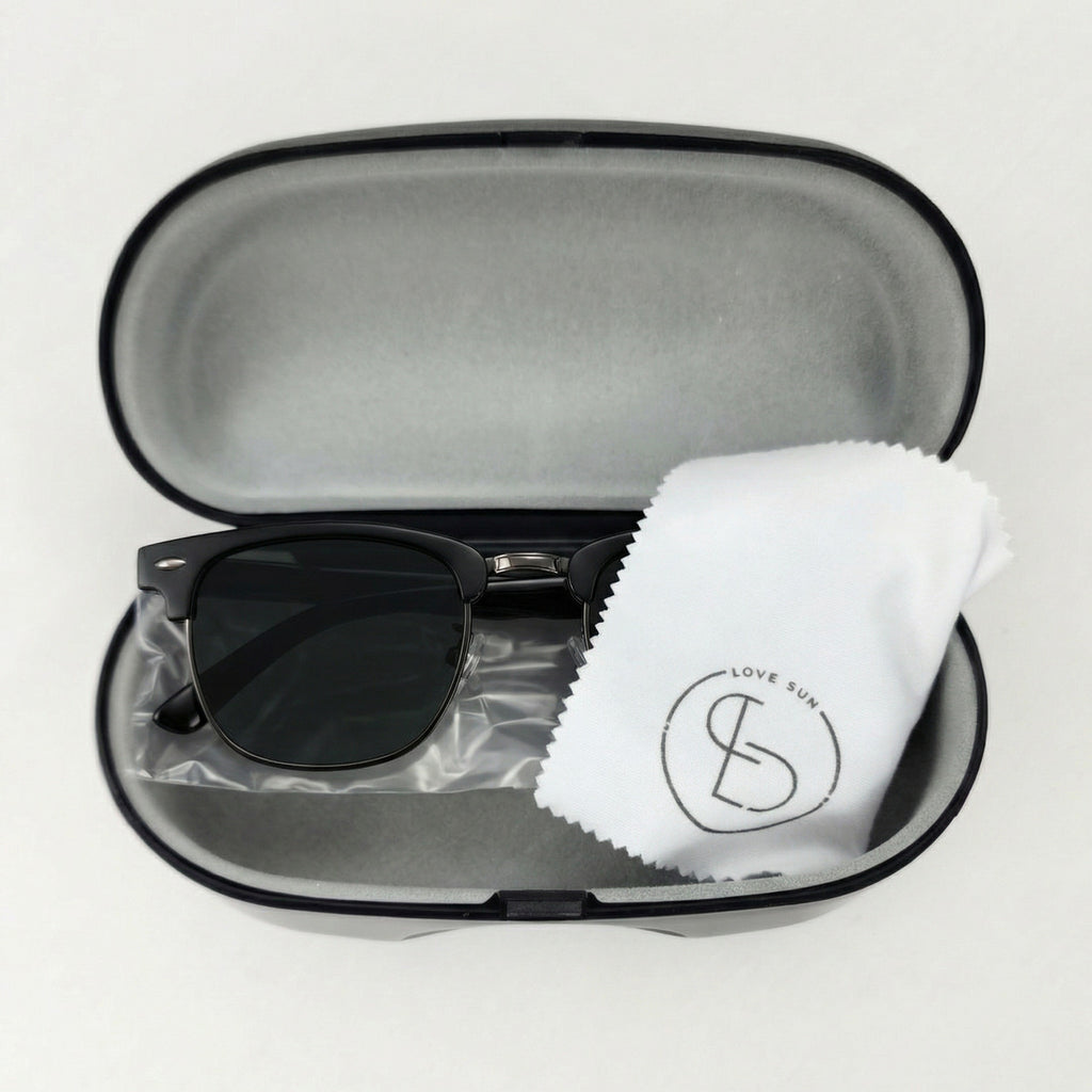 Oculos De Sol Aura Noir E Gold Uv400 Polarizado Unissex