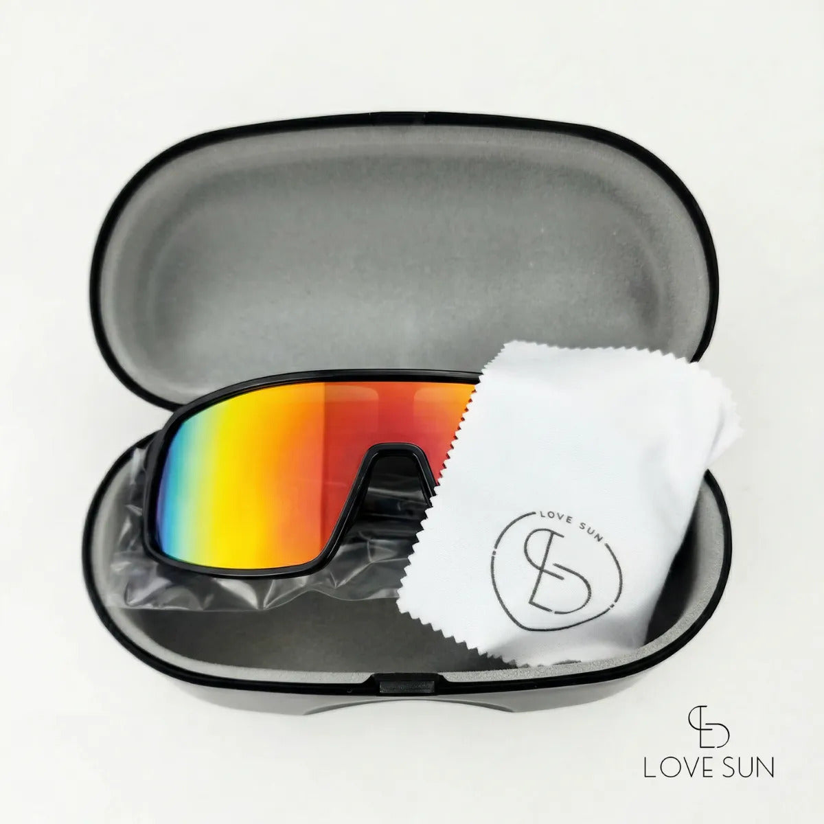 Óculos Ciclismo Esportivo Uv400 Espelhado Rainbow Lovesun