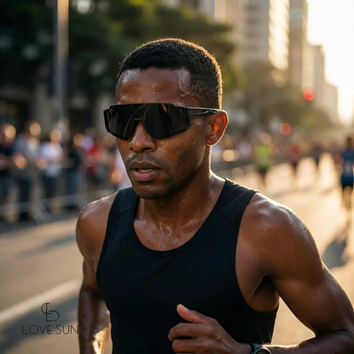 Óculos Ciclismo Esportivo Uv400 Espelhado Preto E Prata